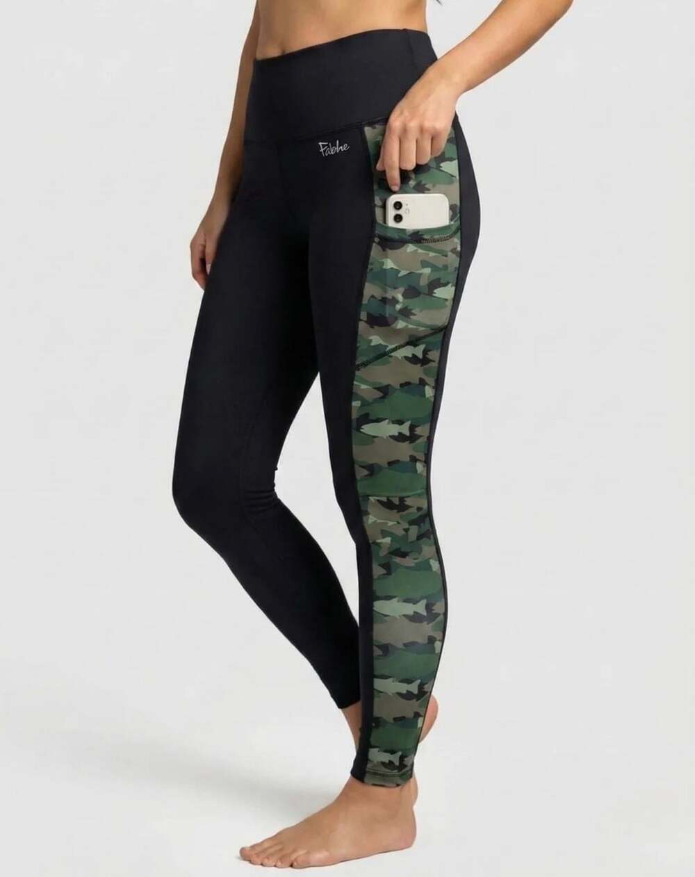 NWT Fishe Fish Camo Pocket Leggings Size S